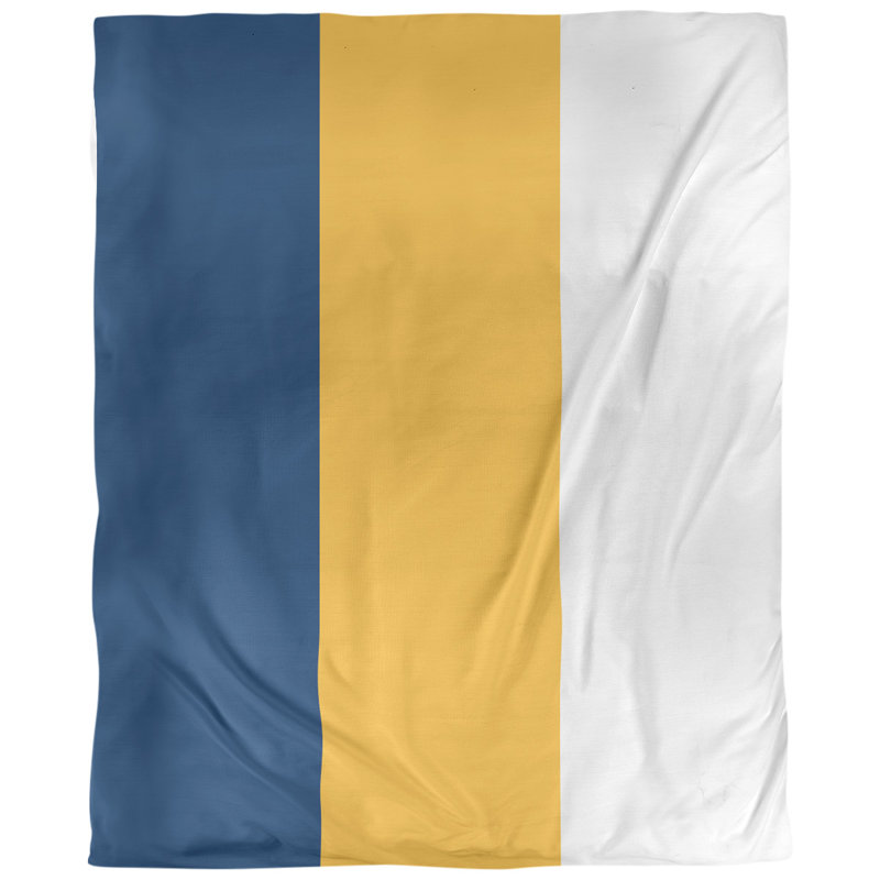 Tissu de basket-indiana indiana, Bleu marine / or / blanc