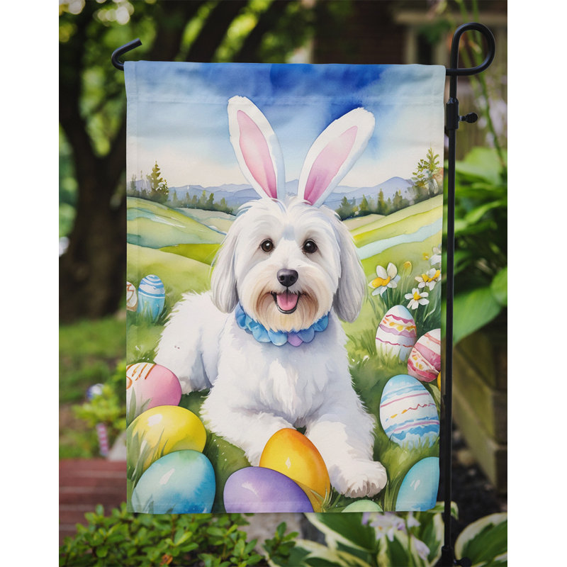 Easter Egg Hunt Double Sided 15.5'' H x 11.25'' W Polyester Easter Garden Flag
