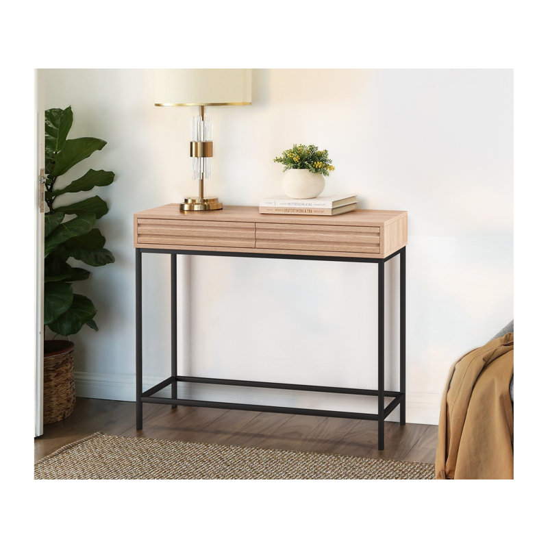 Thorben 90cm Console Table, Light Brown