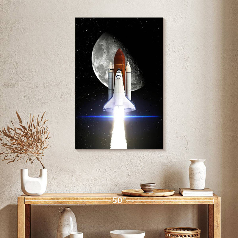 Oberle Space Shuttle Mission, 36" H x 24" W