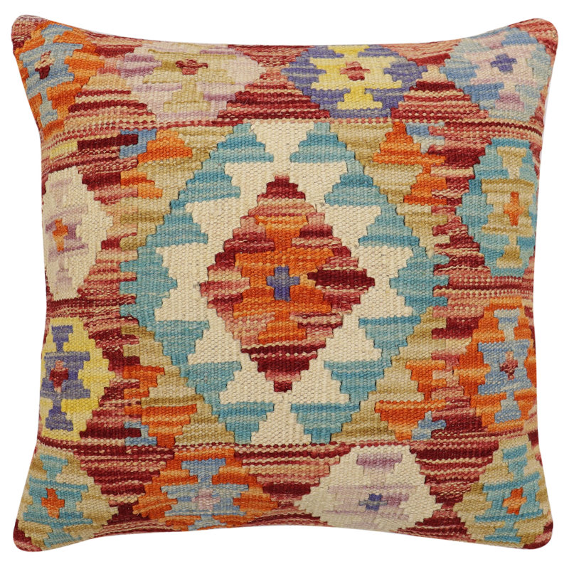 Housse et insert de coussin carré 100% laine