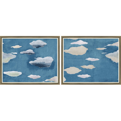 Cloudscape Diptych (Var. 1) Print by Paule Marrot
