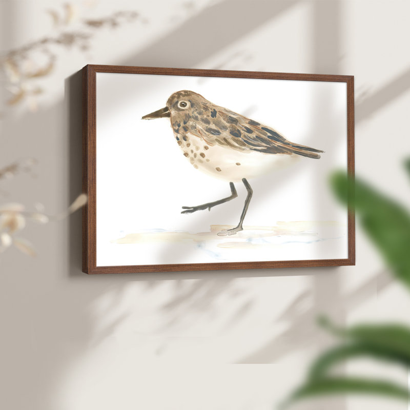 «Pretty Piper IV», reproduction encadrée, H 8 po x l 10 po, Noyer