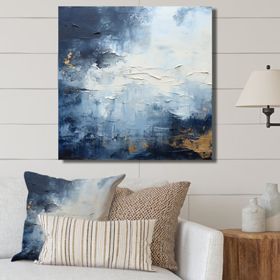 Minimalism Blue Sky Storm - Print
