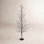 7' Matte Black LED Lighted Tree