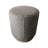 Oval Accent With Natural Finish - Upholstered & Comfortable Brown Plywood Frame 18" Depth