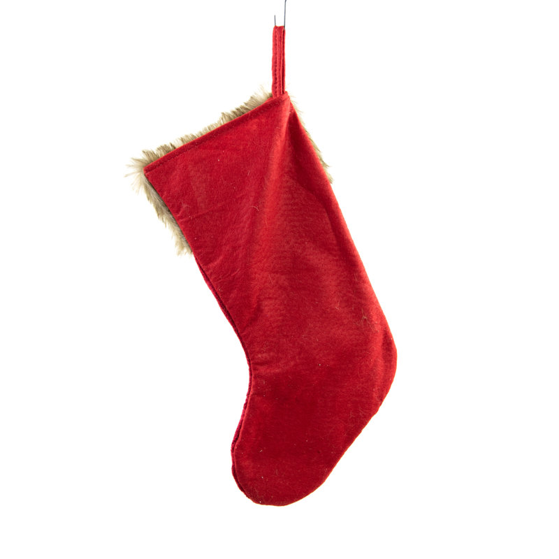 Chaussette de Noël, Rouge