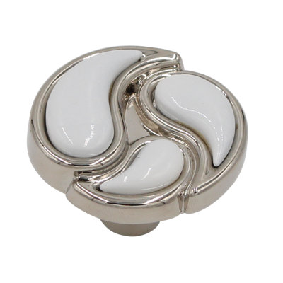 Tear Drop 1 1/2 Length Abstract Knob