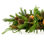 Holiday Arrangement with Evergreens, Pinecones and Pomegranates