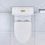 Toilette allongée une pièce - blanc-129933539