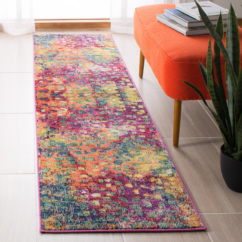 Vansickle Performance Abstract Rug, Runner 2'2" x 8'
