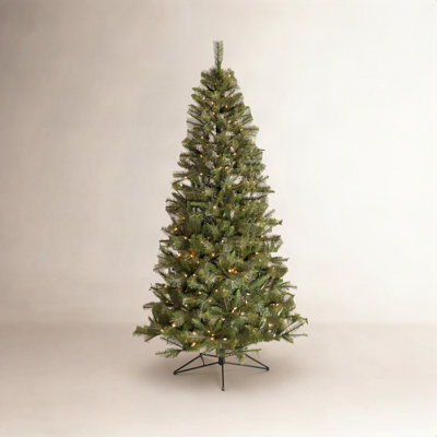 Pre-Lit Half Christmas Tree