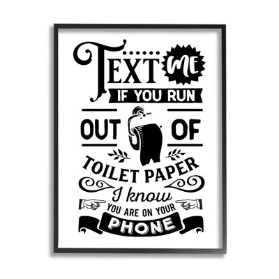 Texte pour papier de toilette