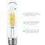 5 W (équivalent à 60 W), DEL T10, ampoule à intensité variable, culot moyen E26 (standard)-61509492