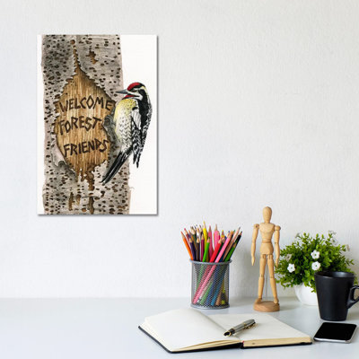 Welcome Forest Friends by Tracy Lizotte - Gallery-Wrapped Canvas Giclée on Canvas