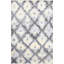 Nomad Moroccan Area Rug in Beige/Aqua/Black-63321437