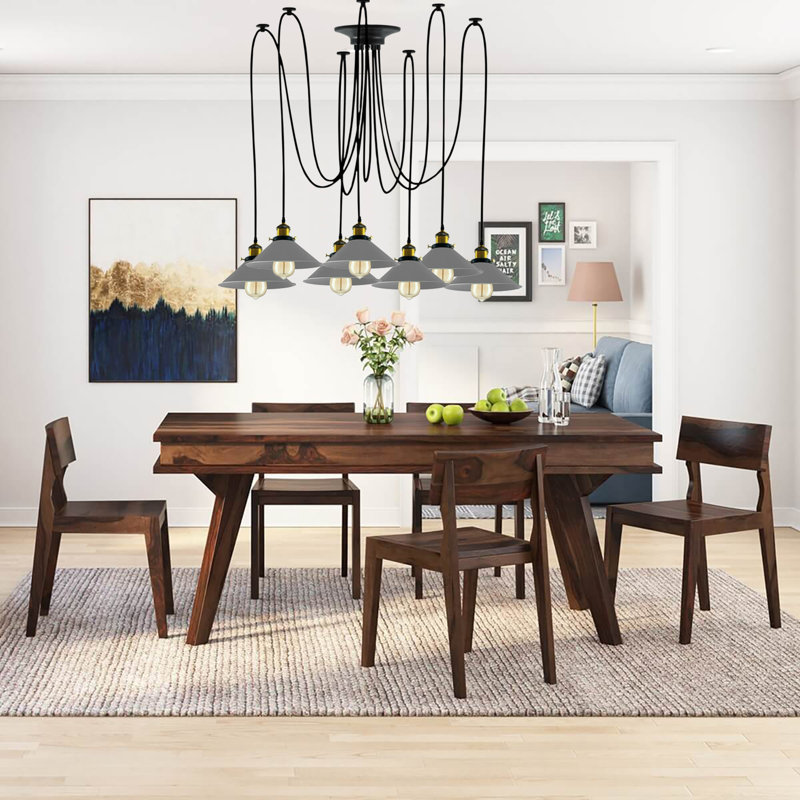 Roy 7 - Light Cluster Pendant, Grey