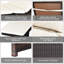 Chaise longue pliante en rotin Mahomet avec coussin blanc à 5 positions de dossier-939147767
