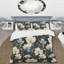 Ensemble de housse de couette à motif floral élégant ivoire-2120346534