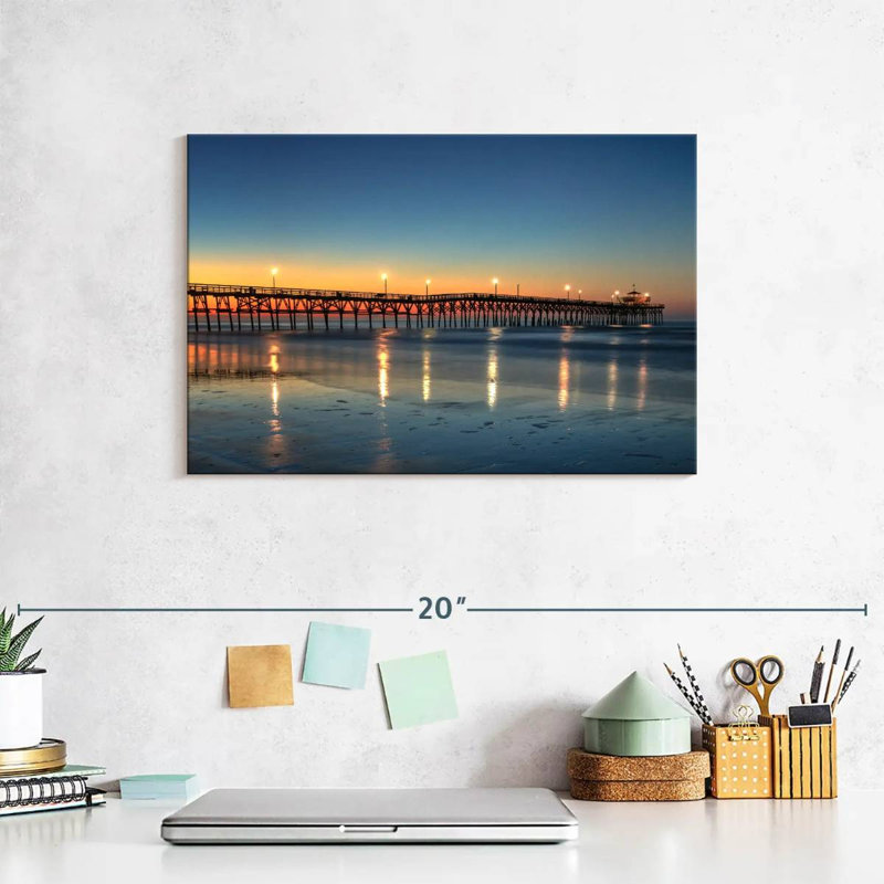 Aletra Cherry Grove Pier, 8" H x 12" W