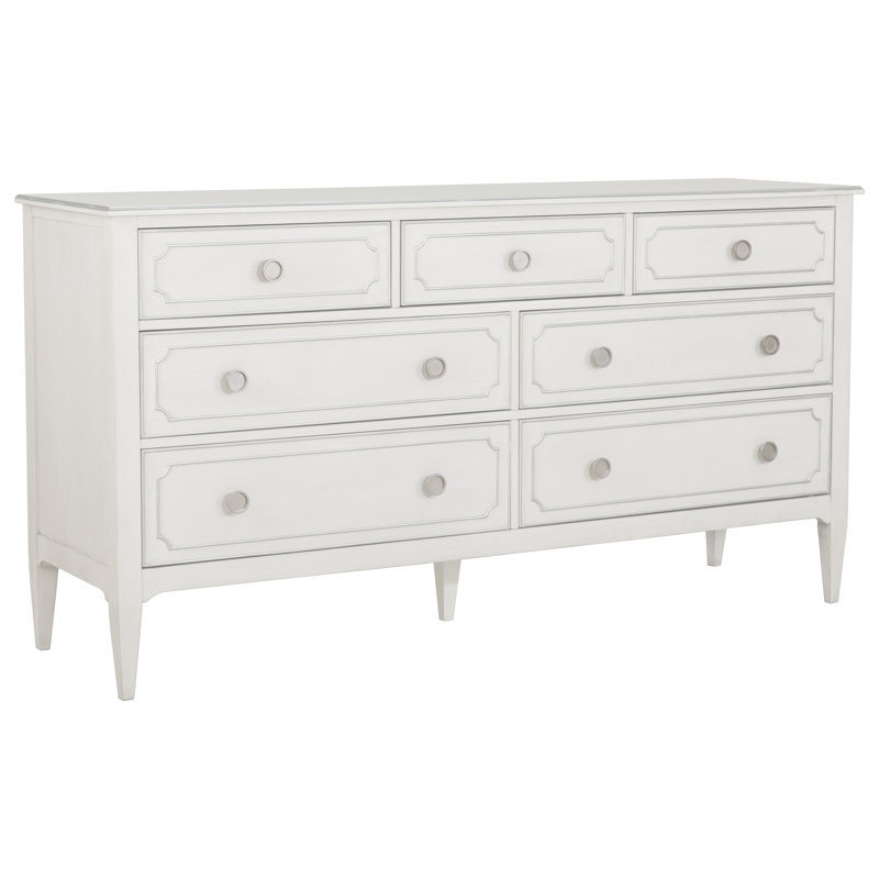 Commode Camille, Lin / étain antique