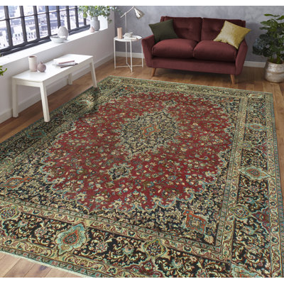 Ceian One-of-a-Kind 9'7" X 12'7" 1980s Wool Area Rug