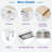 Rolling Kitchen Island With Extendable Dining Table, Spice Rack, 2 Drawers, 4 Door Cabinet And Wheels-1101653677