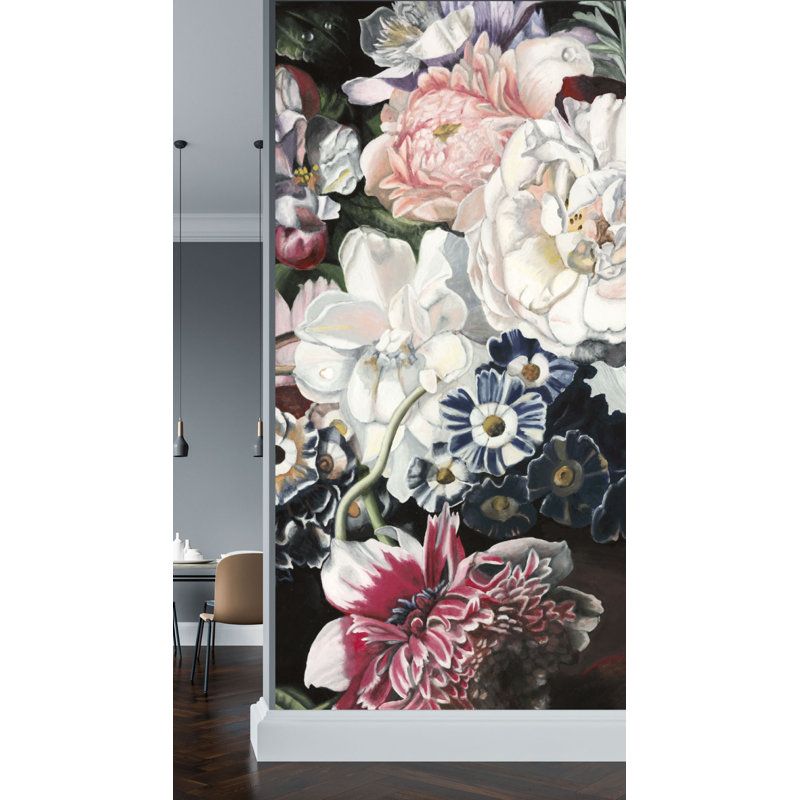 Murale l 8 pi x l 45 po baroque botanica i Geirrod