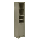 Versatile Bathroom Cabinet With Multiple Shelves And Hidden Storage For Home Organization