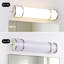 Barre lumineuse linéaire à DEL intégrée pour meuble-lavabo, température de couleur réglable 3CCT (3 000 K/4 000 K/5 000 K), intensité variable, résistante à l’humidité, 24 po/30 po et 3 finitions au choix-1389440732-1389440735