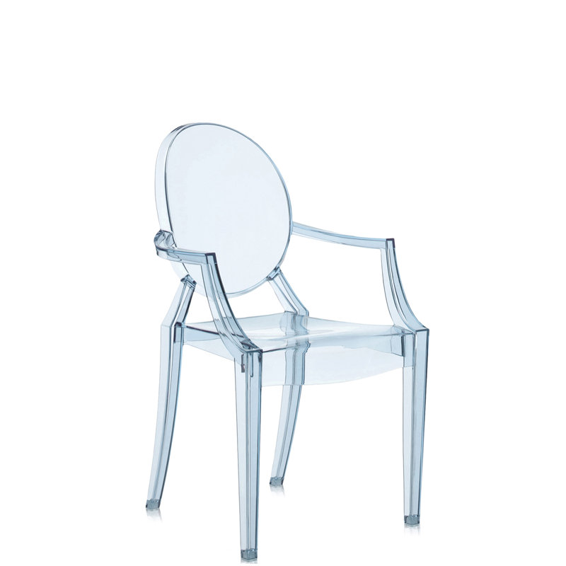 Ghost Outdoor Dining Armchair, Sky Blue
