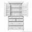 Garde-manger autoportant de 77,3 po de hauteur avec comptoir et tablettes de porte-1582250051