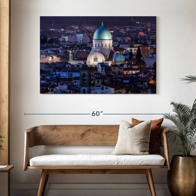 Grande synagogue Kavia, Florence, H 32 po x l 48 po