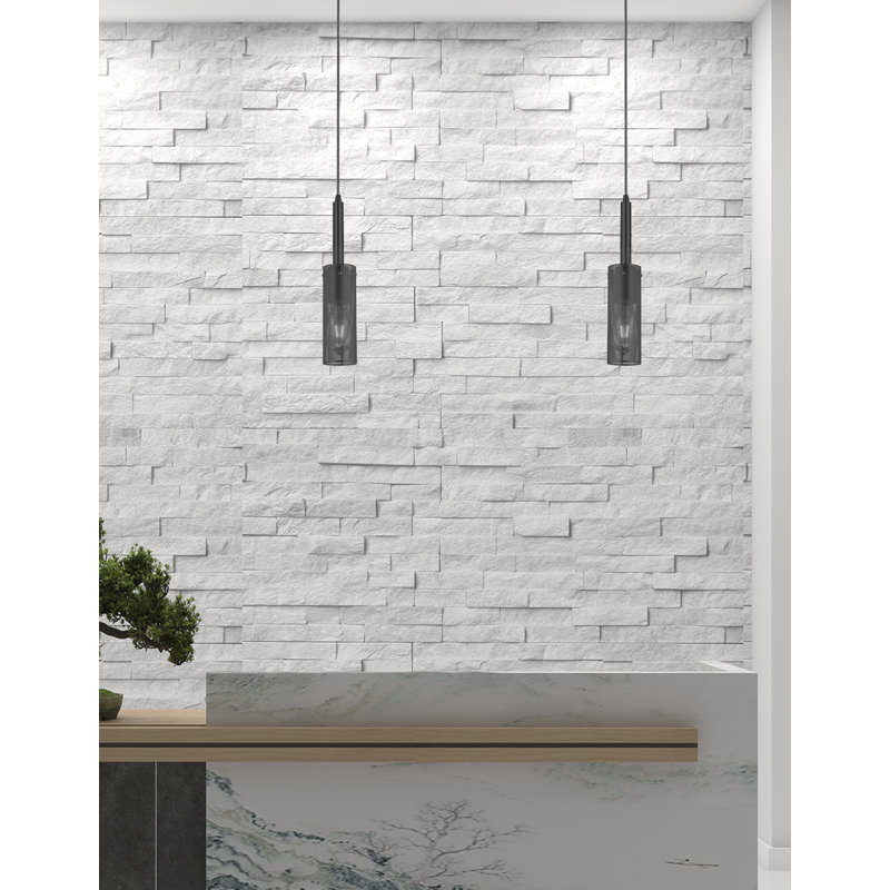 Luminaire suspendu 1 lumière Percy, Noir mat