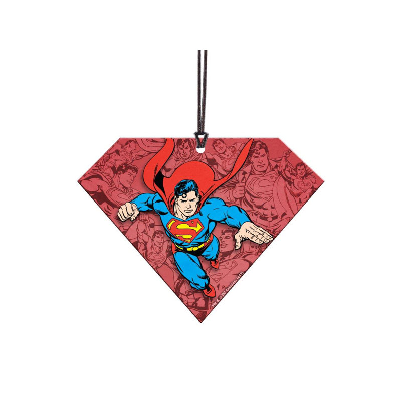 DC Comics Hanging Superman Logo Shaped Print