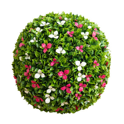 24 po Bougainvillée artificielle résistante aux rayons UV (intérieur / extérieur)