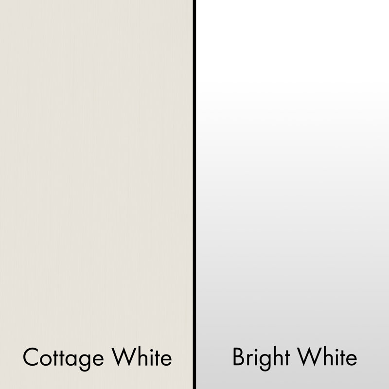 36" Wood 700 CFM Ducted Wall Mount Range Hood, Cottage White
