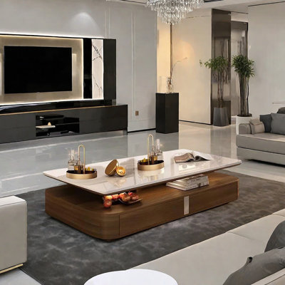New high-end granite countertop coffee table