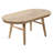 Berenike Oval Living Room Coffee Table with Tapered Legs-2096480610
