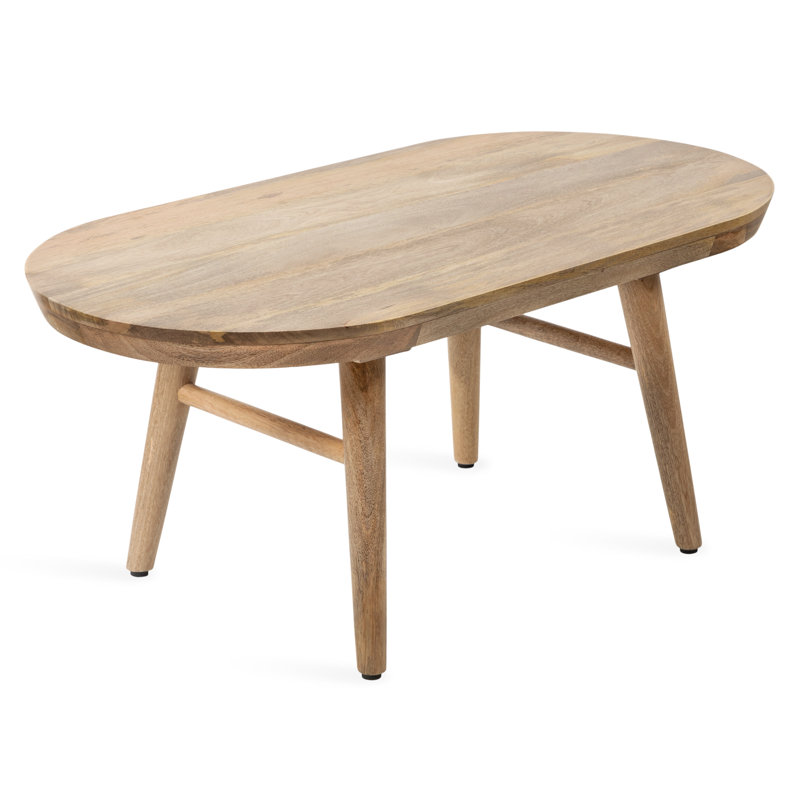 Berenike Oval Coffee Table with Tapered Legs | Wayfair
