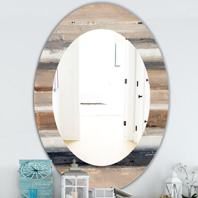 Miroir mural Mid-Century géométrique Natural Balance III