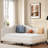 L-shaped Linen Daybed With Solid Wood Legs-948222560-948222565