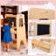 Escabeau de cuisine pour tout-petits, avec tablette à dessin, tour pour enfants pour comptoir, tabouret à hauteur réglable pour lavabo de salle de bain