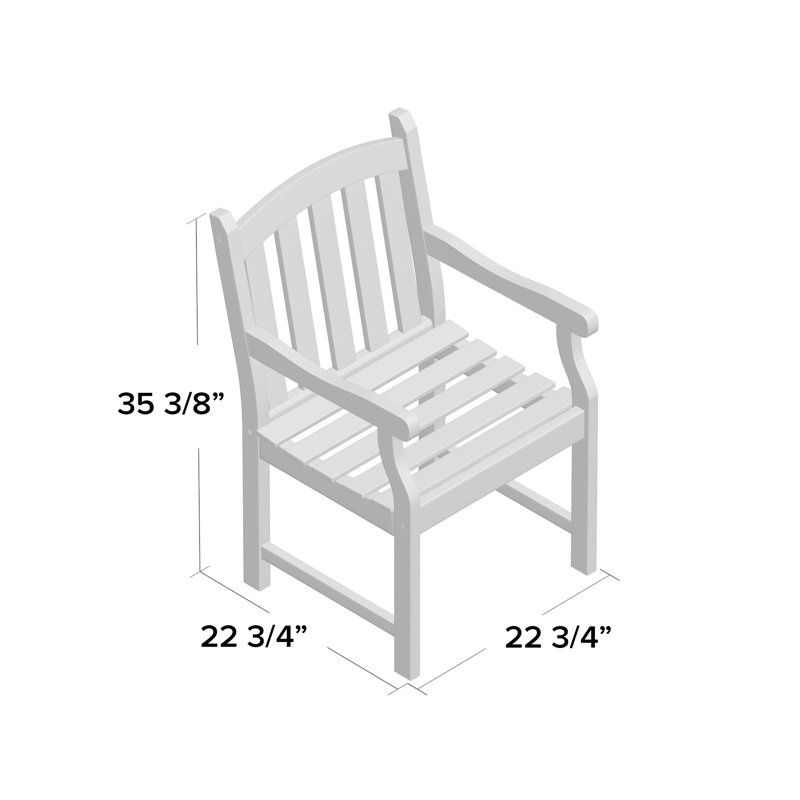 Chaise de patio Amabel