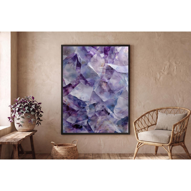Amethyst Mirage, 20" H x 26" W