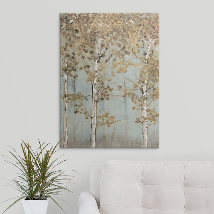 «Ezmae Soft Birch» par Edward Selkirk, reproduction d'art, H 24 po x l 18 po x P 1,25 po, Toile