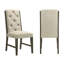 Ensemble de salle à manger 7 pièces rectangulaire extensible avec chaises rembourrées, idéal pour les rassemblements et le décor de salle à manger moderne-2132091783