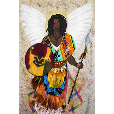 «Lavarr His Protection On Canvas» par Alonzo Saunders, reproduction