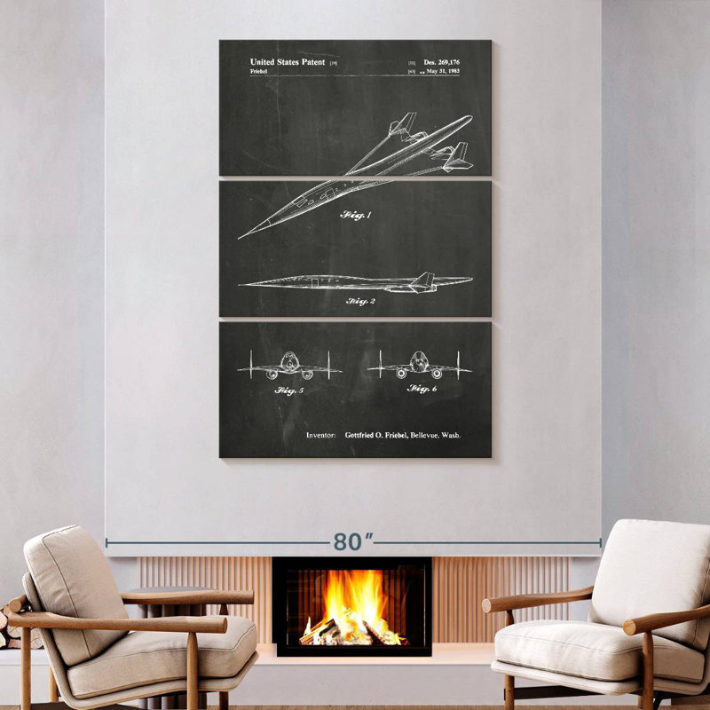 Laelle Chalkboard I, 74" H x 48" W