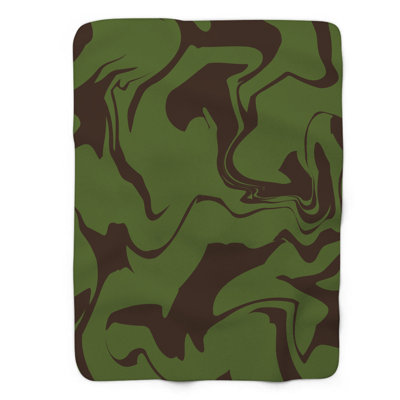 Choco Swerve - Couverture sherpa de qualité supérieure 1 pièce
